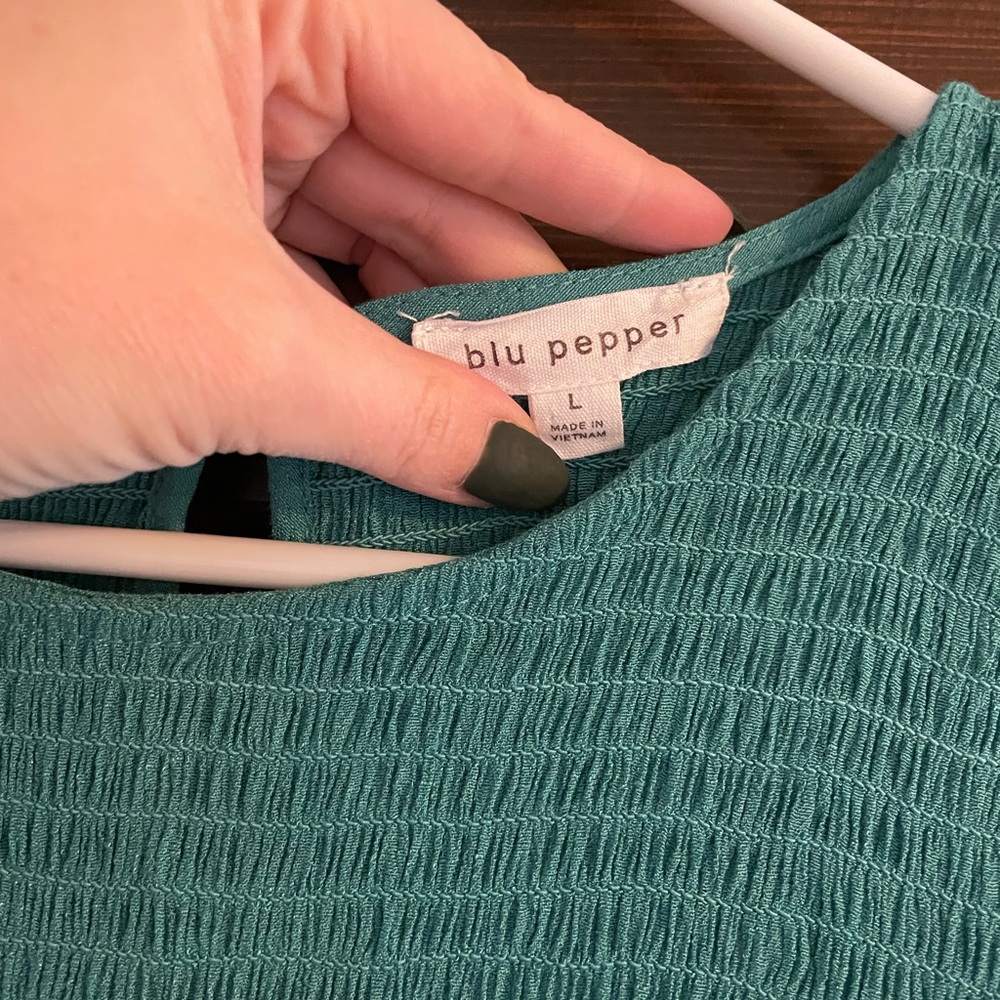Large blu pepper (from Dry Goods) dress!